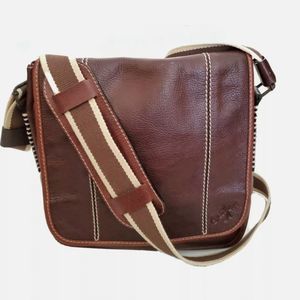 Brown Colombian Genuine Leather Crossbody Purse Gabi Arenas